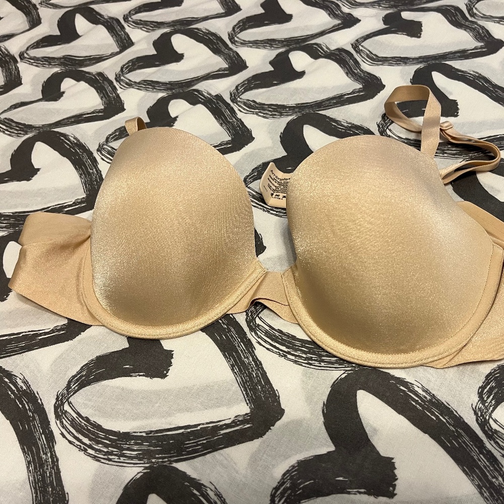 Ambrielle Natural Shaping Demi Bra Beige sz 38B
